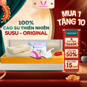Nệm 100% cao su thiên nhiên Thắng Lợi SuSu-Original