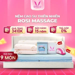 NỆM CAO SU THIÊN NHIÊN ROSI MASSAGE