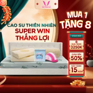 NỆM CAO SU THIÊN NHIÊN SUPPER WIN THẮNG LỢI
