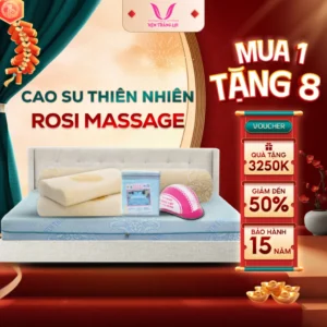 NỆM CAO SU THIÊN NHIÊN ROSI MASSAGE