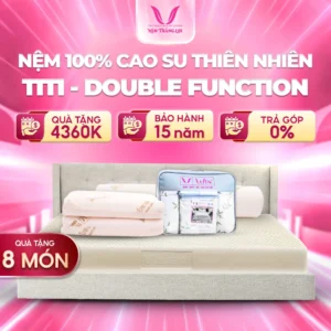 Nệm 100% cao su thiên nhiên Thắng Lợi TiTi – Double Function