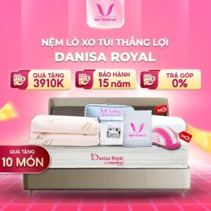 NỆM LÒ XO TÚI ĐỘC LẬP DANISA ROYAL
