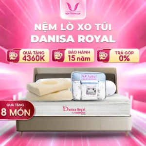 NỆM LÒ XO TÚI ĐỘC LẬP DANISA ROYAL