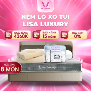 NỆM LÒ XO TÚI ĐỘC LẬP LISA LUXYRY THẮNG LỢI