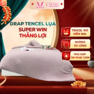 DRAP MỀN 1 MÀU TENCEL LỤA CAO CẤP THẮNG LỢI SUPER WIN